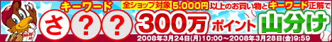 キーワードを当ててポイントGET!300万ポイント山分け